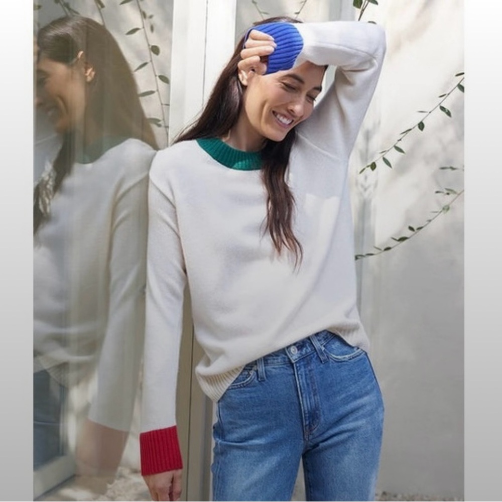 AYR Small Kickback Cashmere Sweater